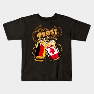 Oktoberfest Wiesn Prost Deutschland - Canada Kids T-Shirt